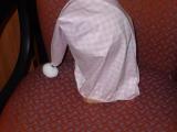 Pink and White Check Nightcap